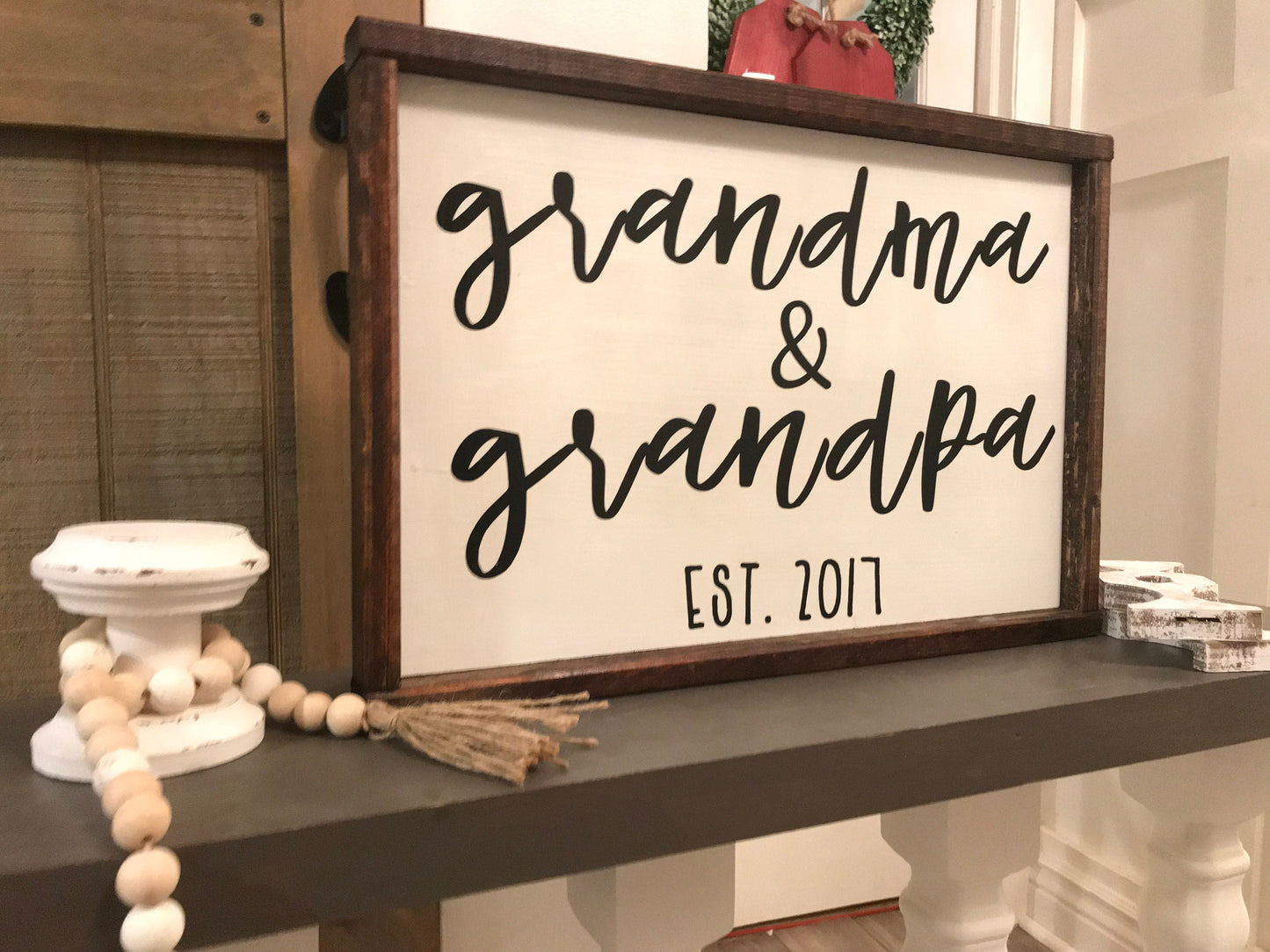 Grandma & Grandpa Est. Sign