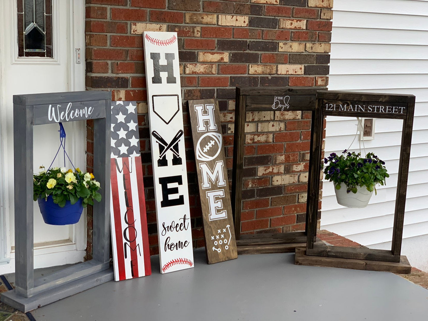 Baseball Porch Sign