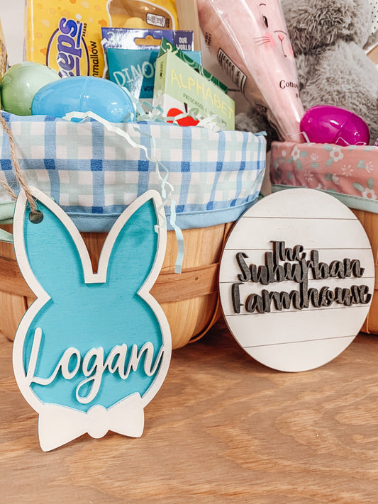 Custom Easter Basket Tag