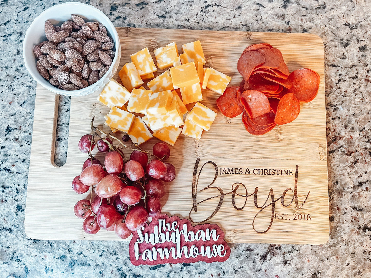 Custom Cutting Charcuterie Board