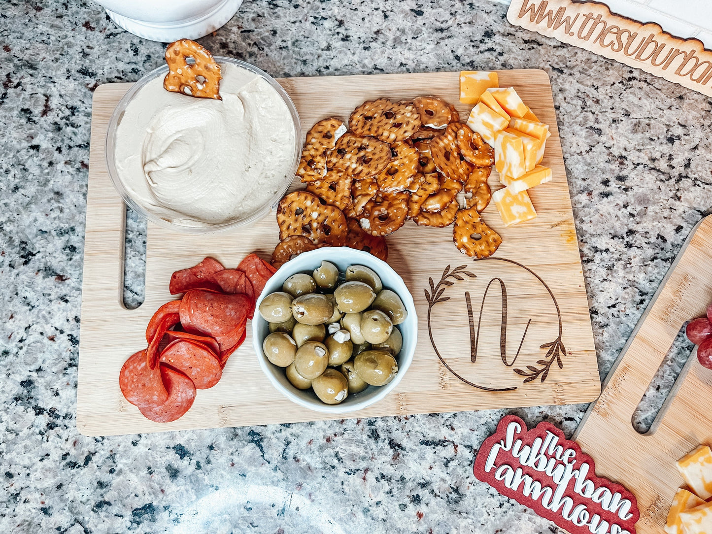 Custom Cutting Charcuterie Board