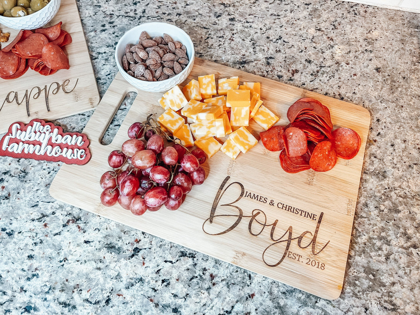 Custom Cutting Charcuterie Board