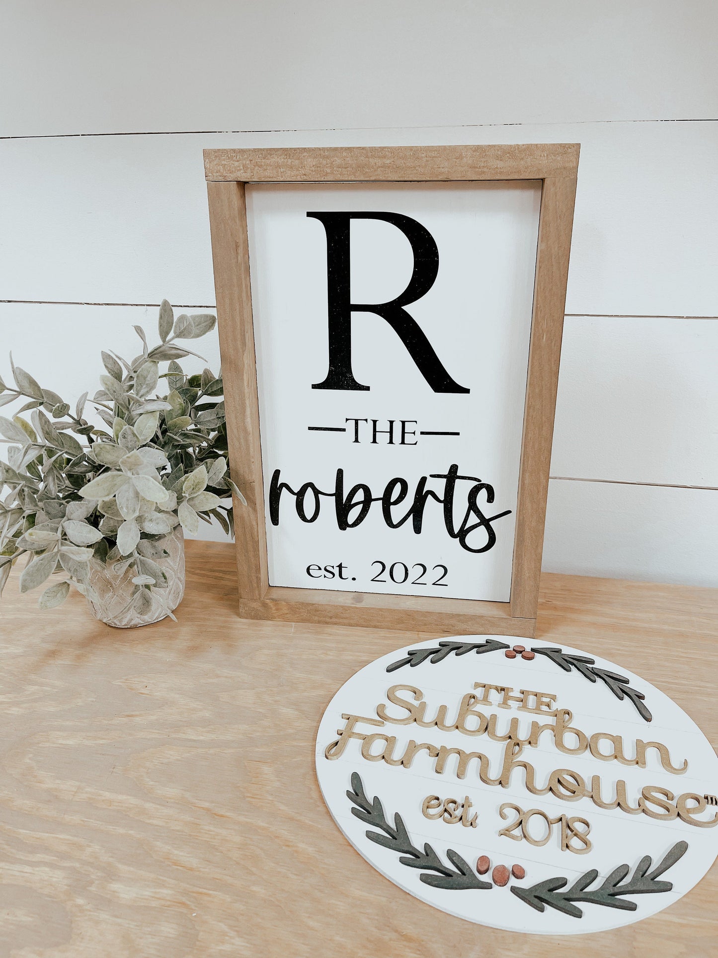 Last Name Established Sign