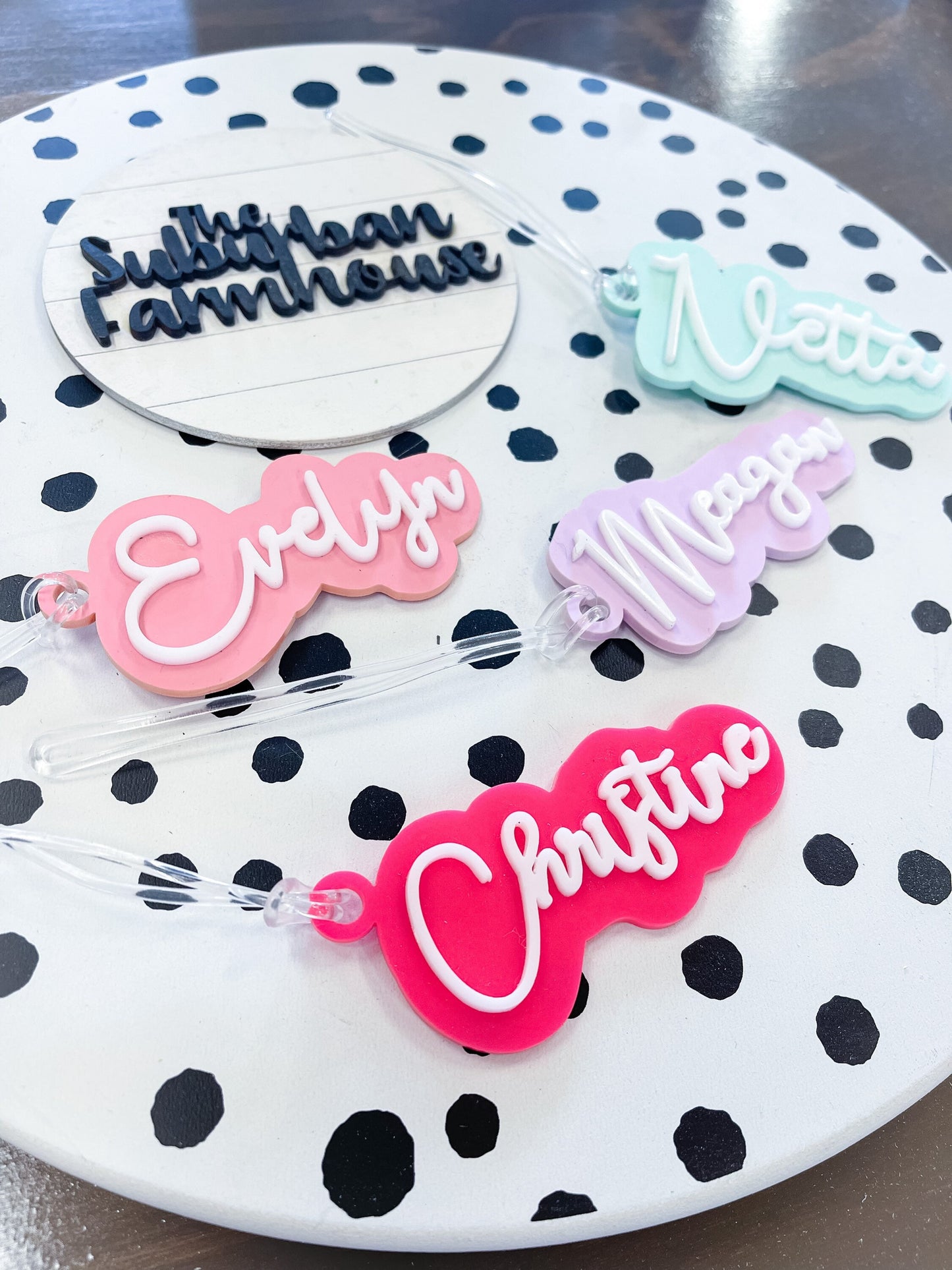 Name Keychain / Bag Tag