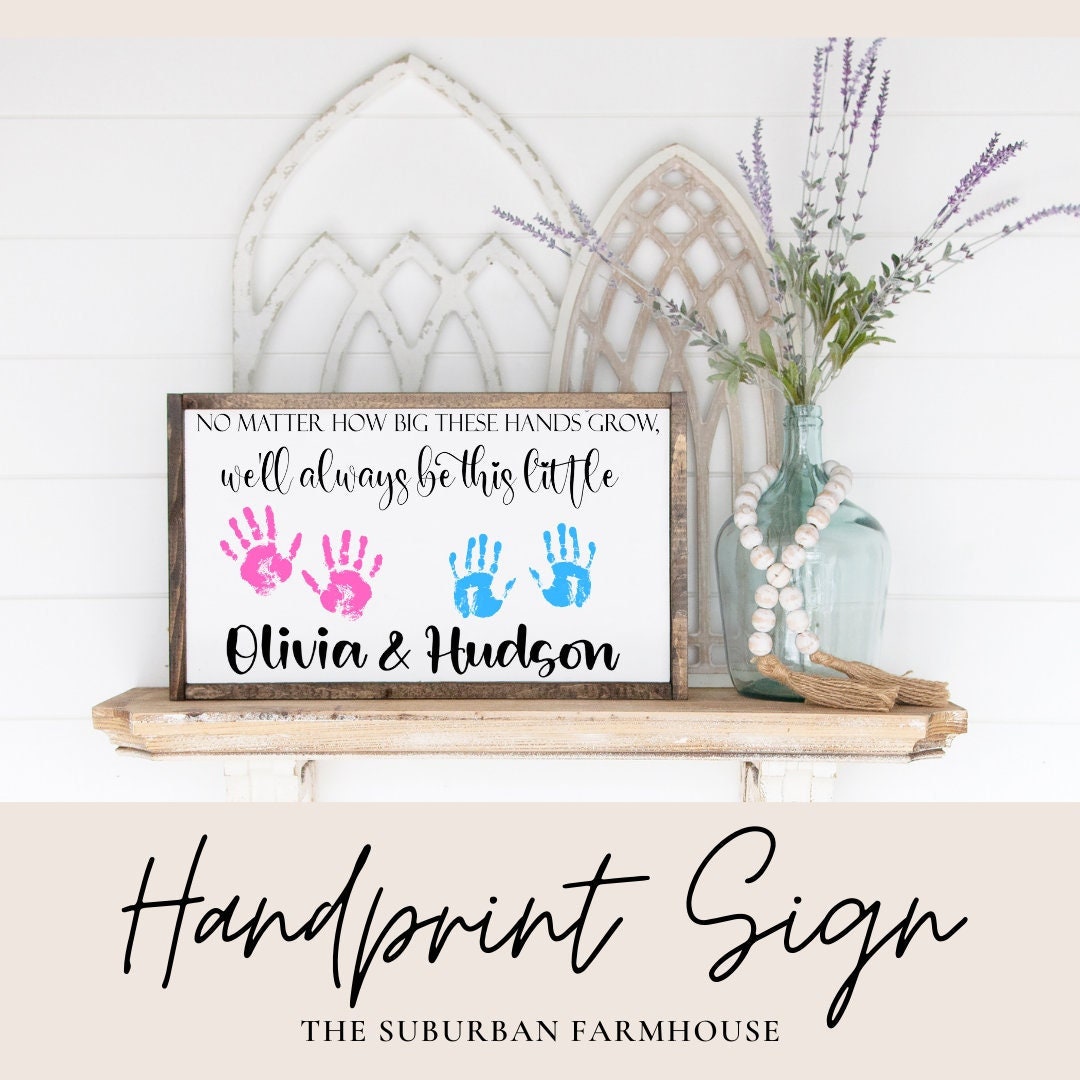 Father's Day Handprint sign