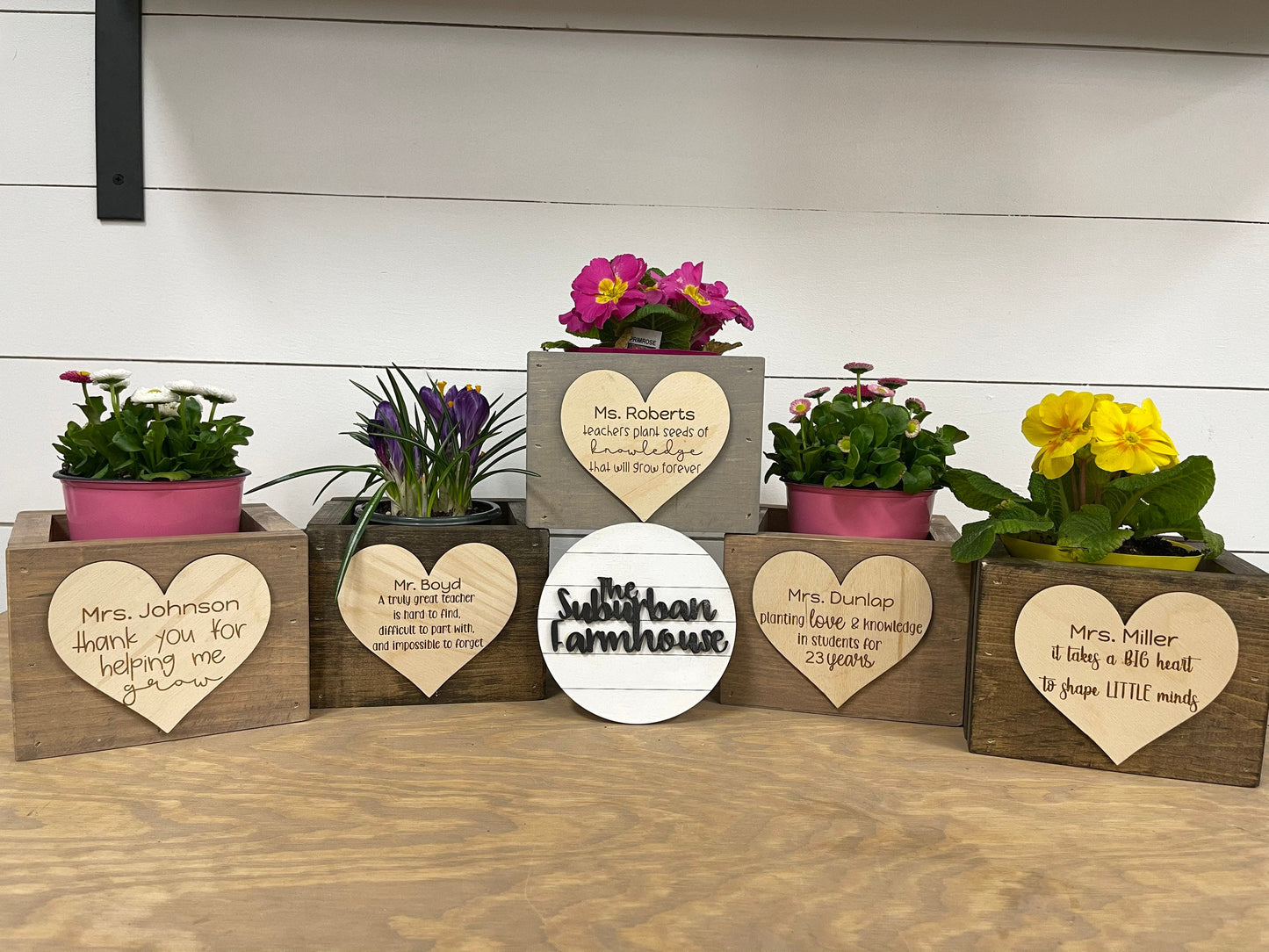 Teacher Retirement Planter Gift