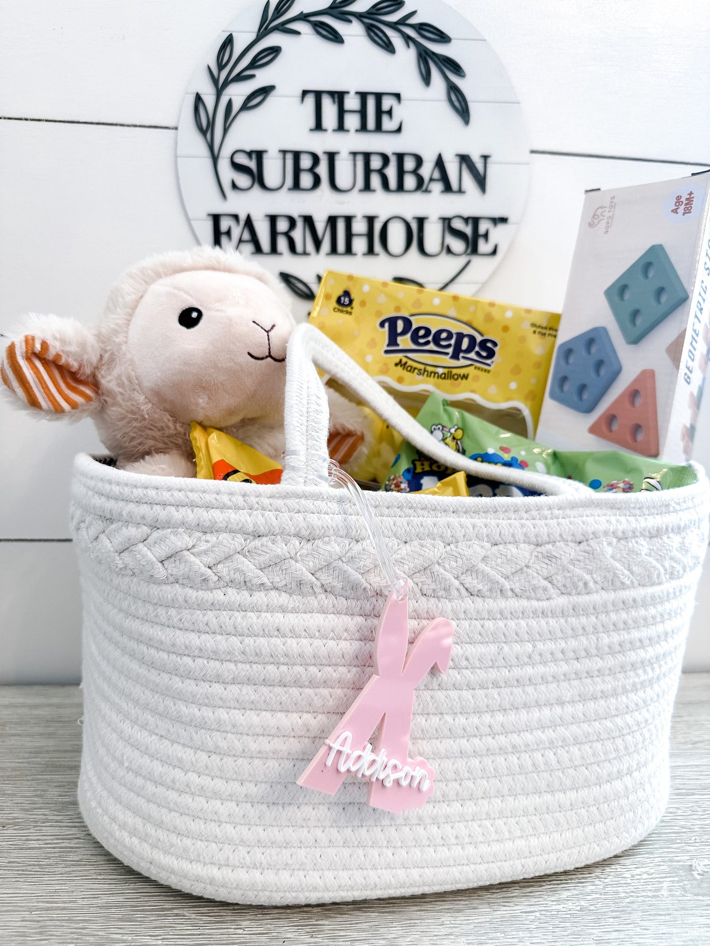 Custom Easter Basket Tag