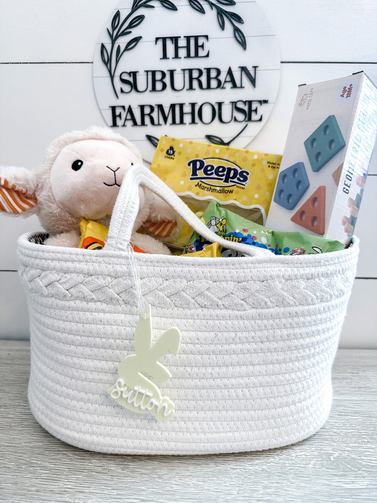 Custom Easter Basket Tag