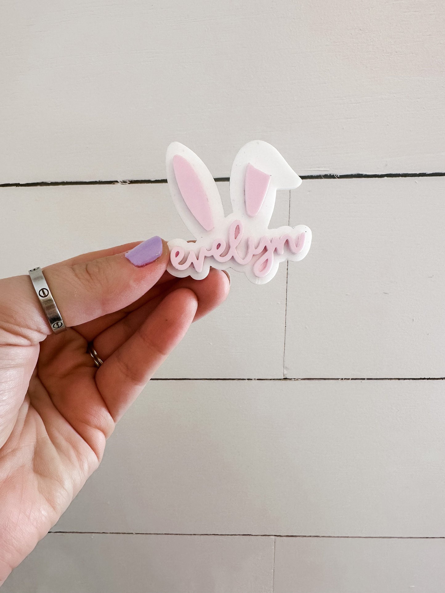 Easter Bunny Hair Clip