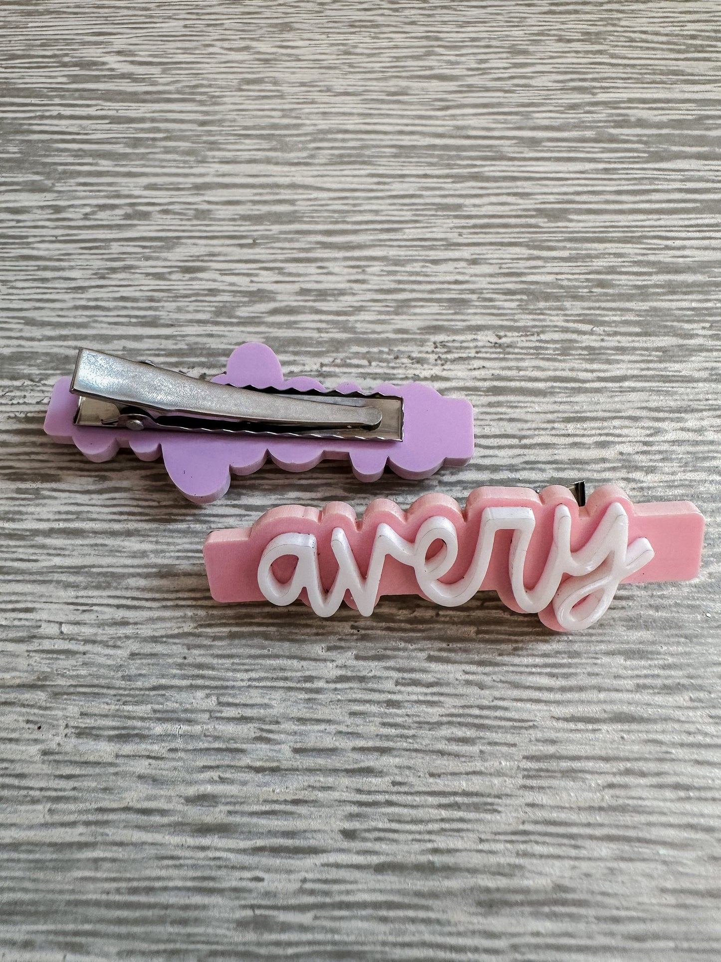 Custom Name Hair Clip