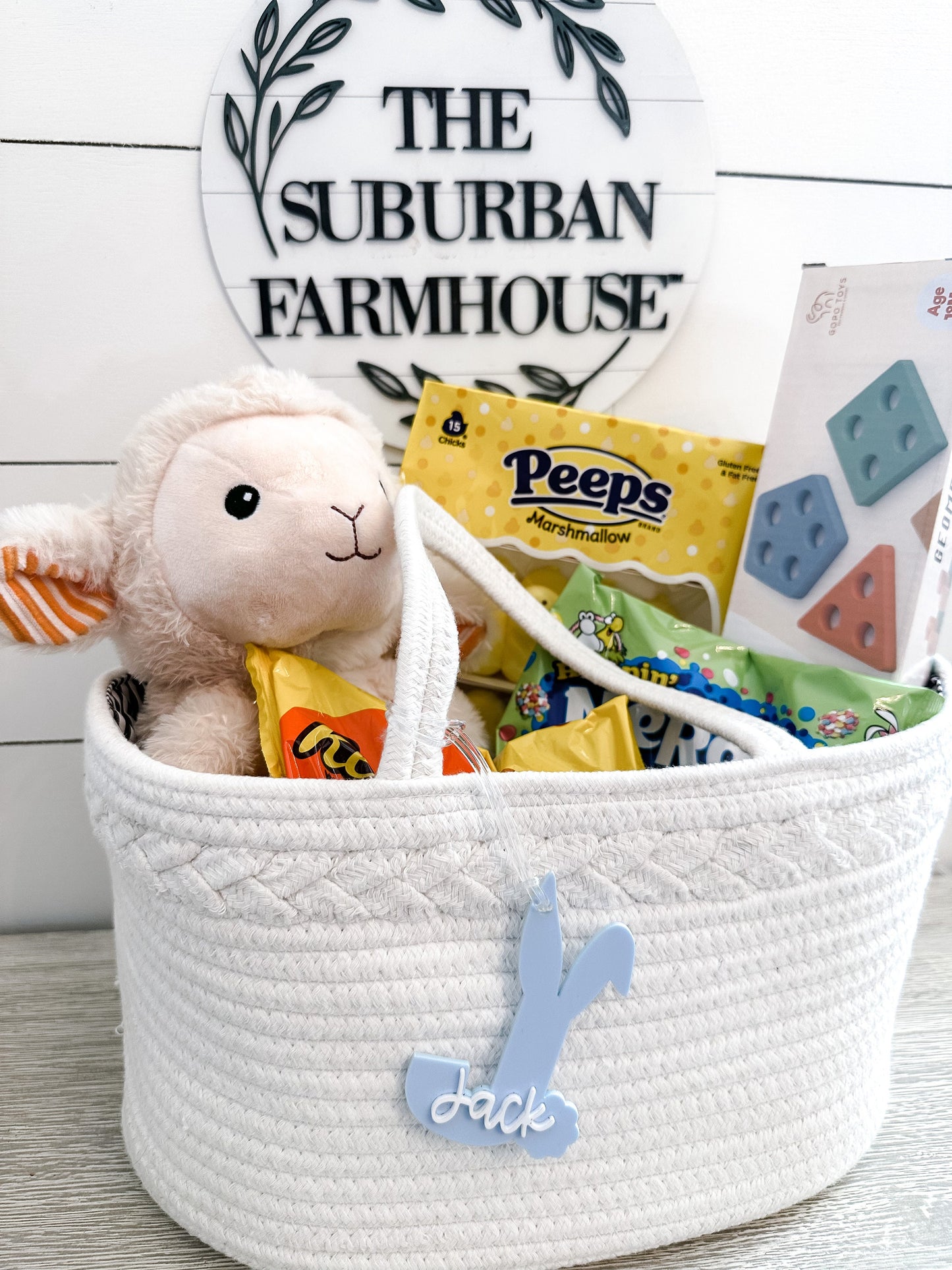 Custom Easter Basket Tag