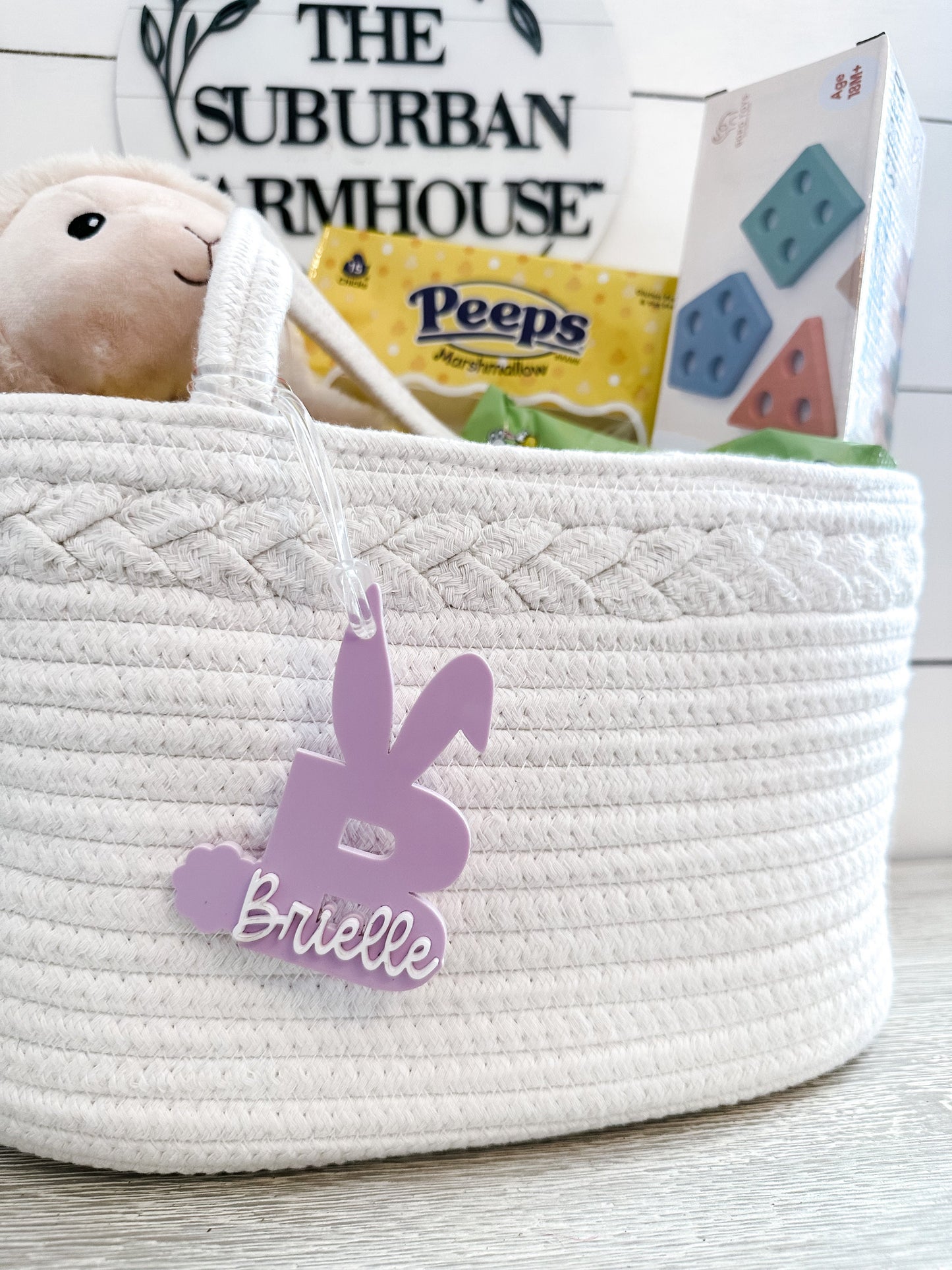 Custom Easter Basket Tag