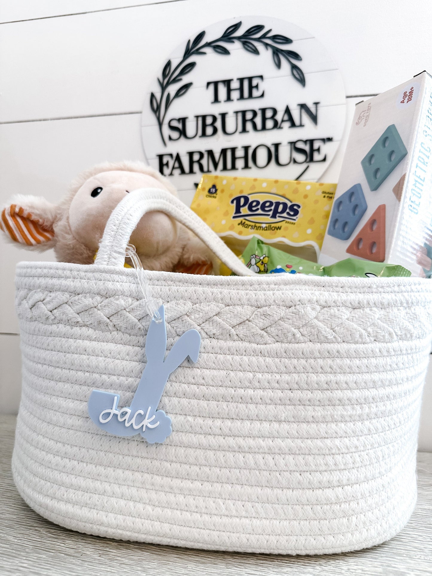 Custom Easter Basket Tag