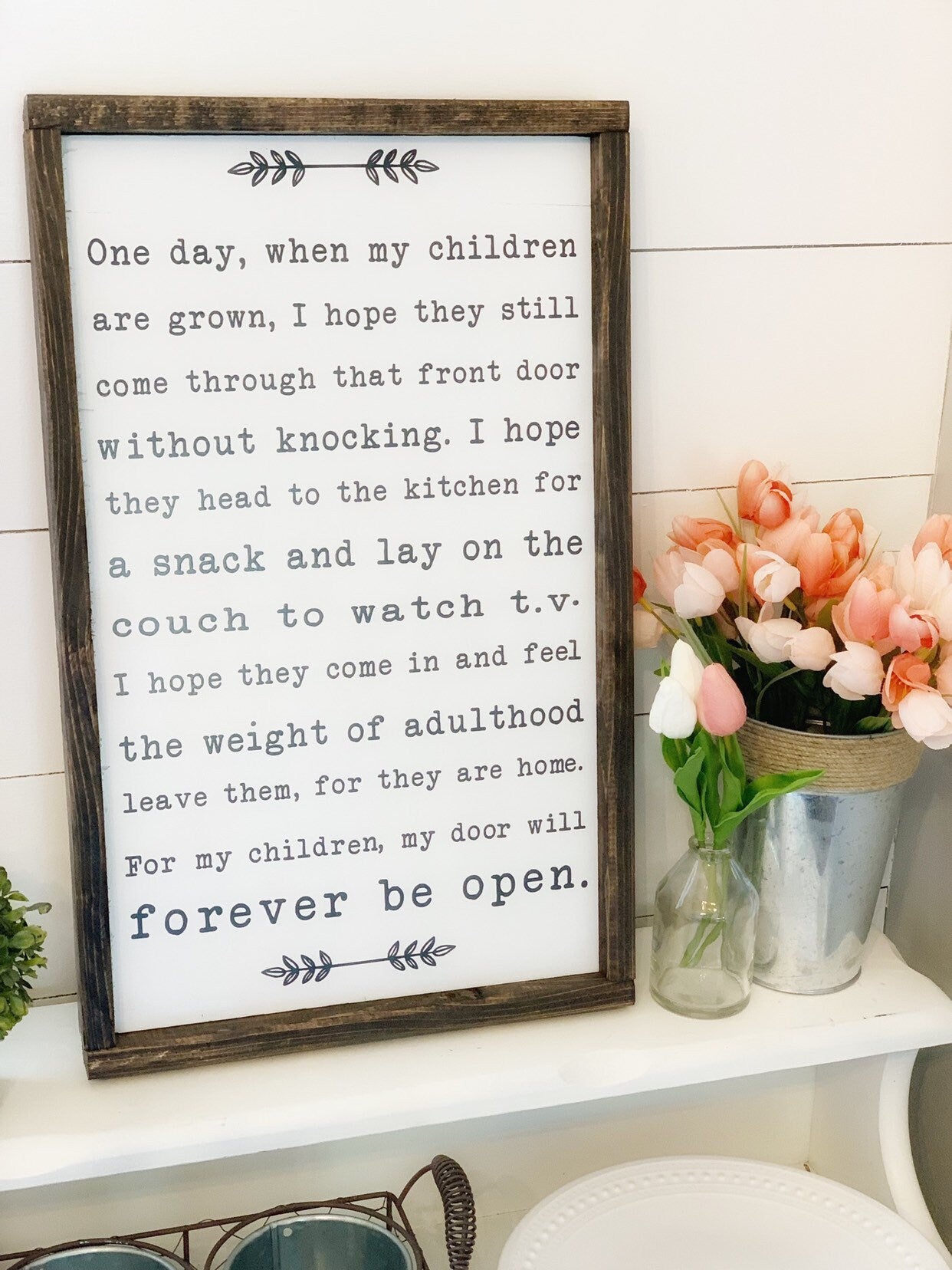 When My Children are Grown Sign