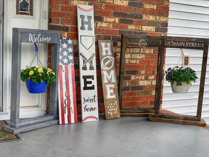 Football Porch Sign