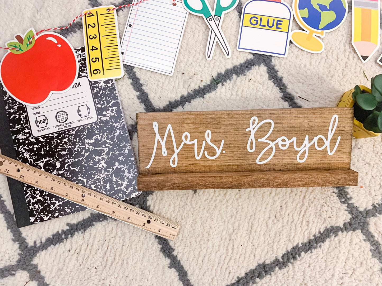 Teacher Name Plate