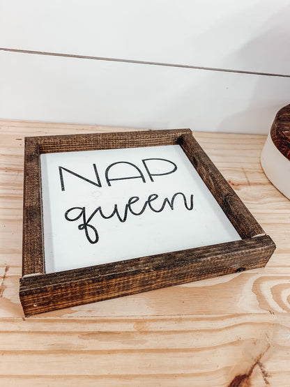 Nap Queen Dorm Sign