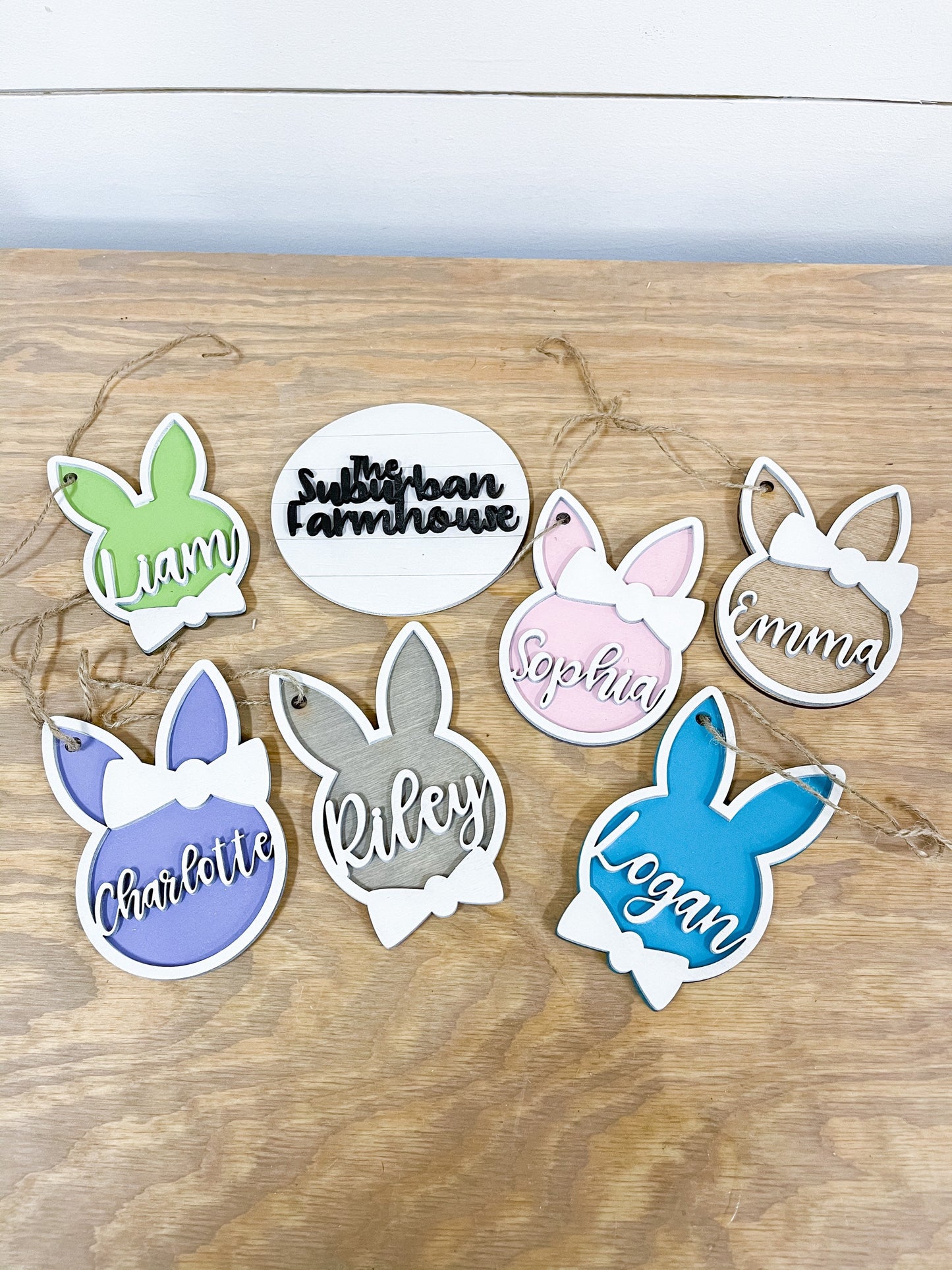 Custom Easter Basket Tag