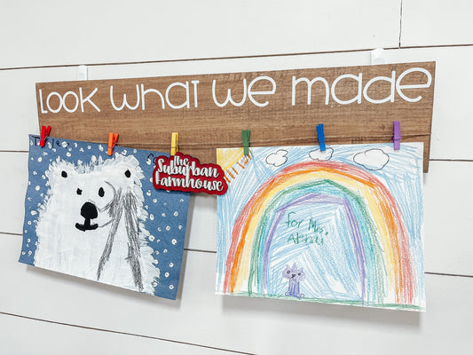 Look What I Made Children's Art Display Board (24")