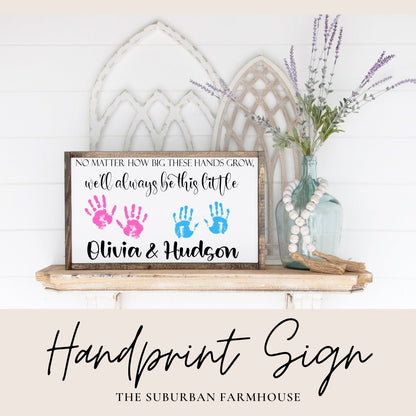 Mother's Day Handprint sign