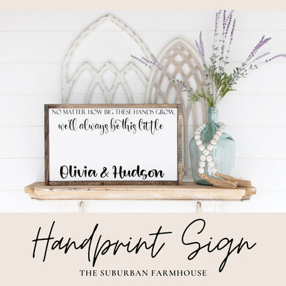 Mother's Day Handprint sign