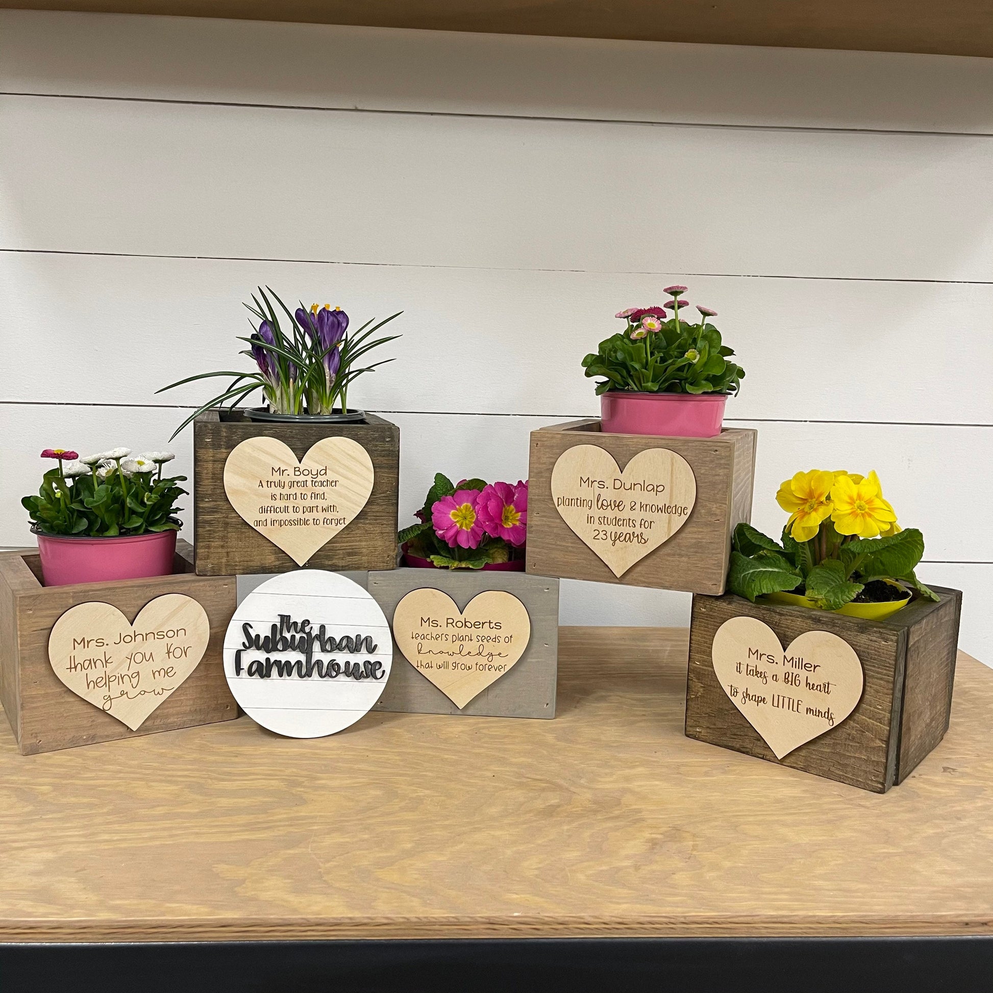 retirement plant pot Teacher Retirement Planter Gift – The Suburban Farmhouse LLC