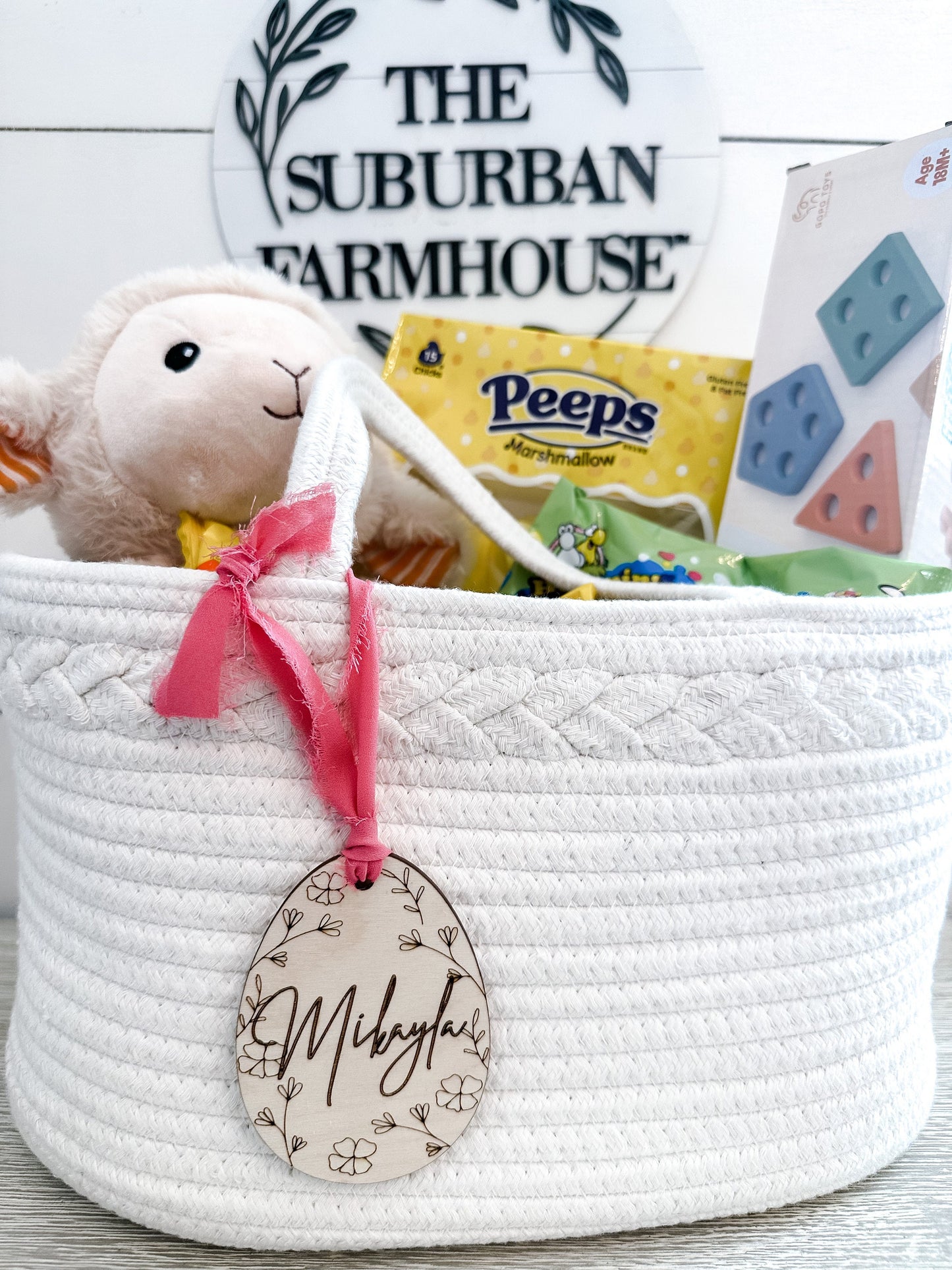 Custom Easter Basket Tag