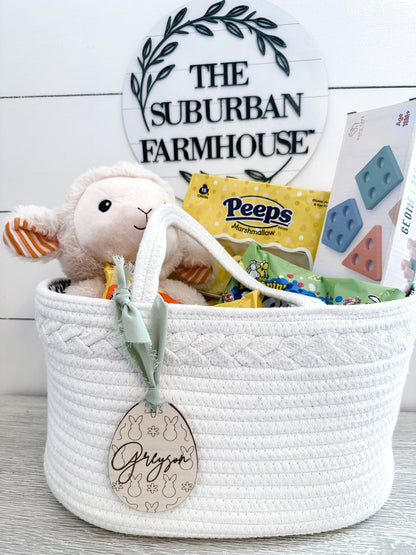 Custom Easter Basket Tag