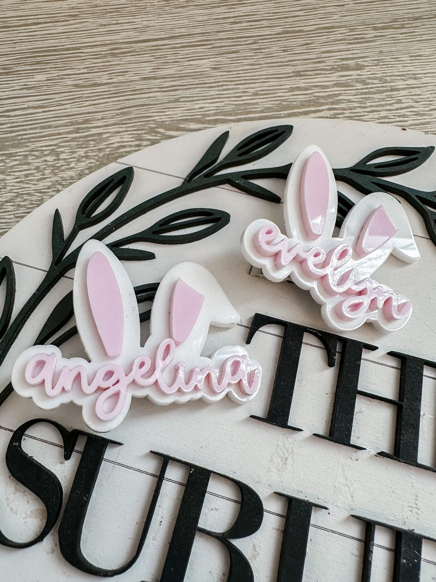 Easter Bunny Hair Clip