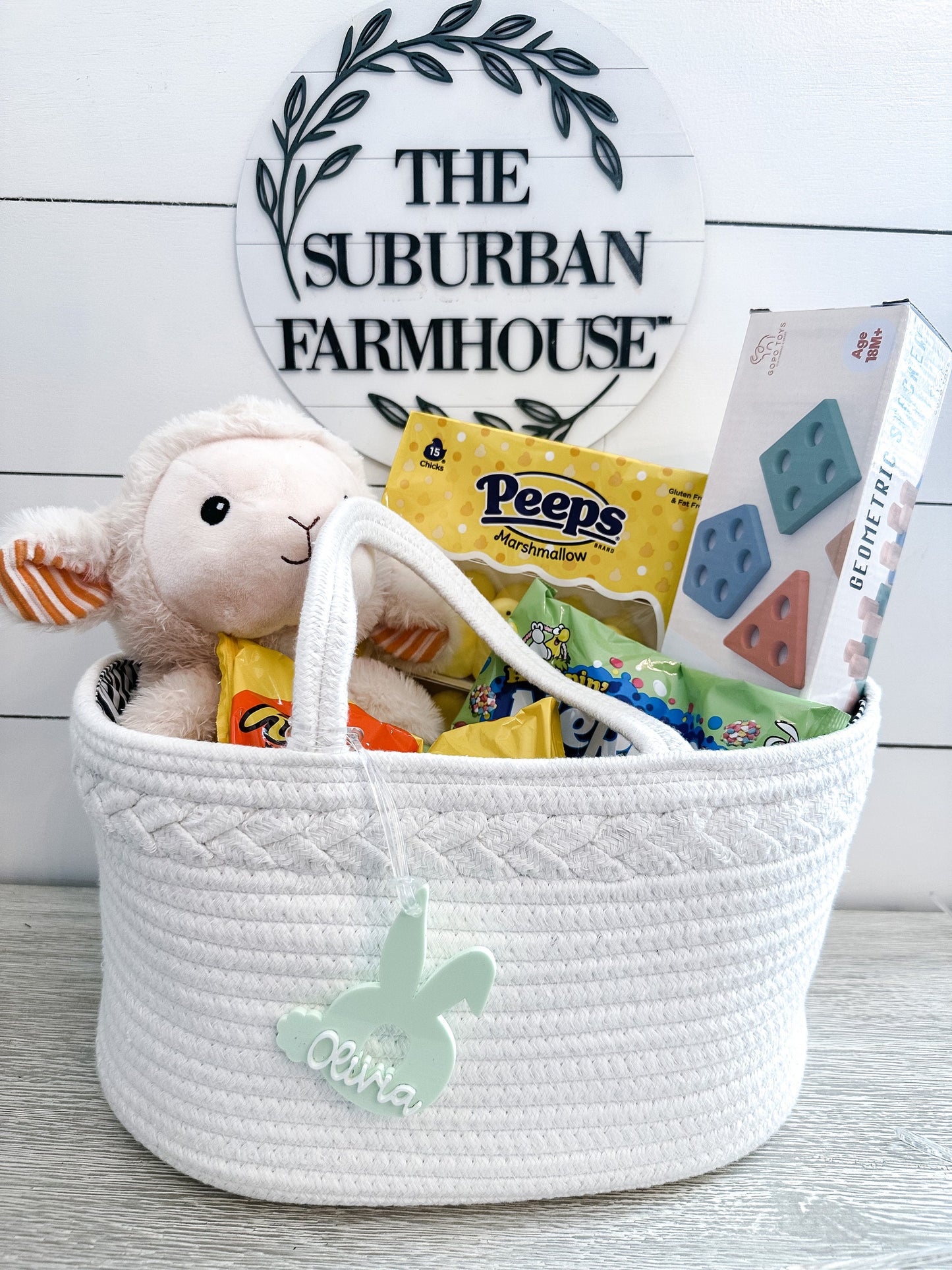 Custom Easter Basket Tag