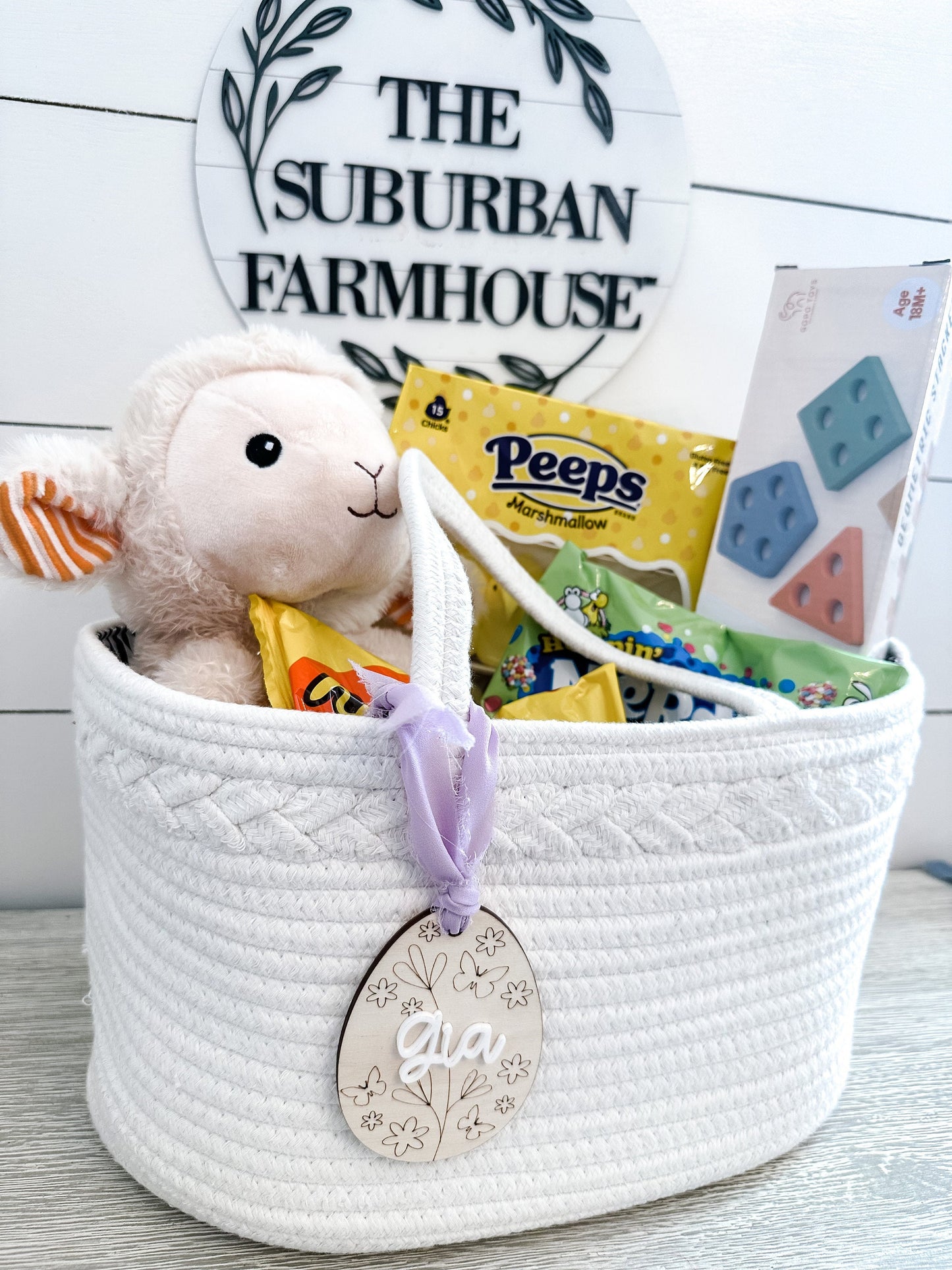 Custom Easter Basket Tag