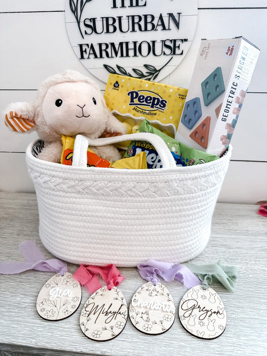 Custom Easter Basket Tag