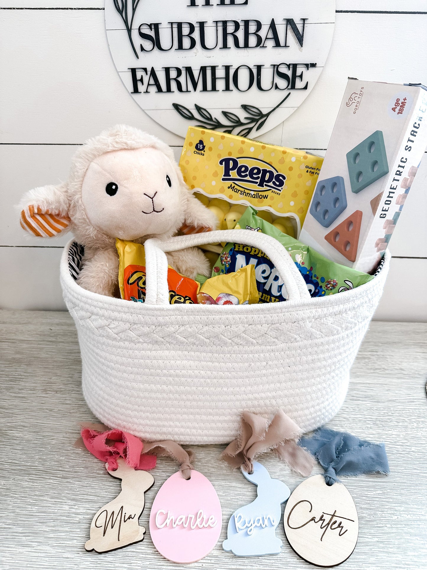 Custom Easter Basket Tag